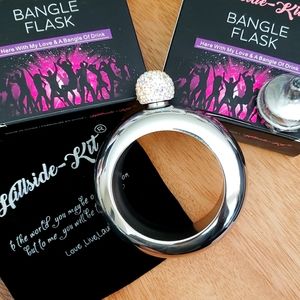 Two brand new bangle flasks.